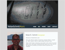 Tablet Screenshot of nolanschmit.com
